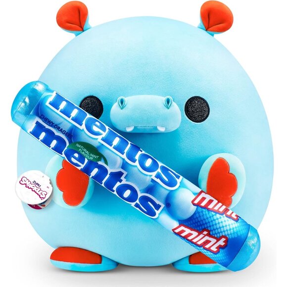 ZURU Snackles Mentos Hippo Super Sized Plush - 14” - Picture 1 of 2